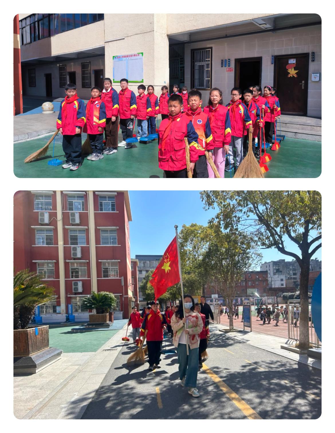 ���Ż�Ӫ�̻���������������Сѧ�׷��½�������ɨ����־Ը����