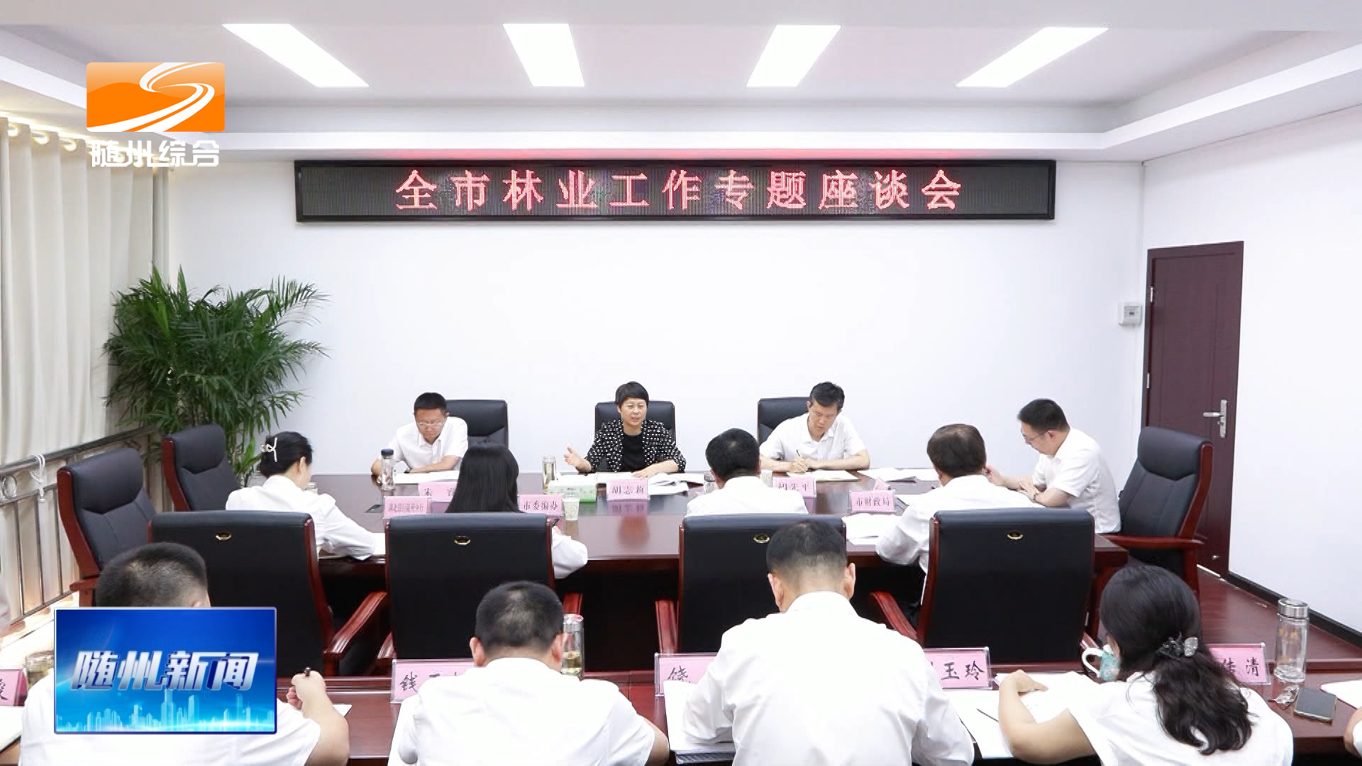 胡志莉出席全市林业工作专题座谈会时强调  统筹抓好林业各项重点工作  以更高标准推动林业高质量发展