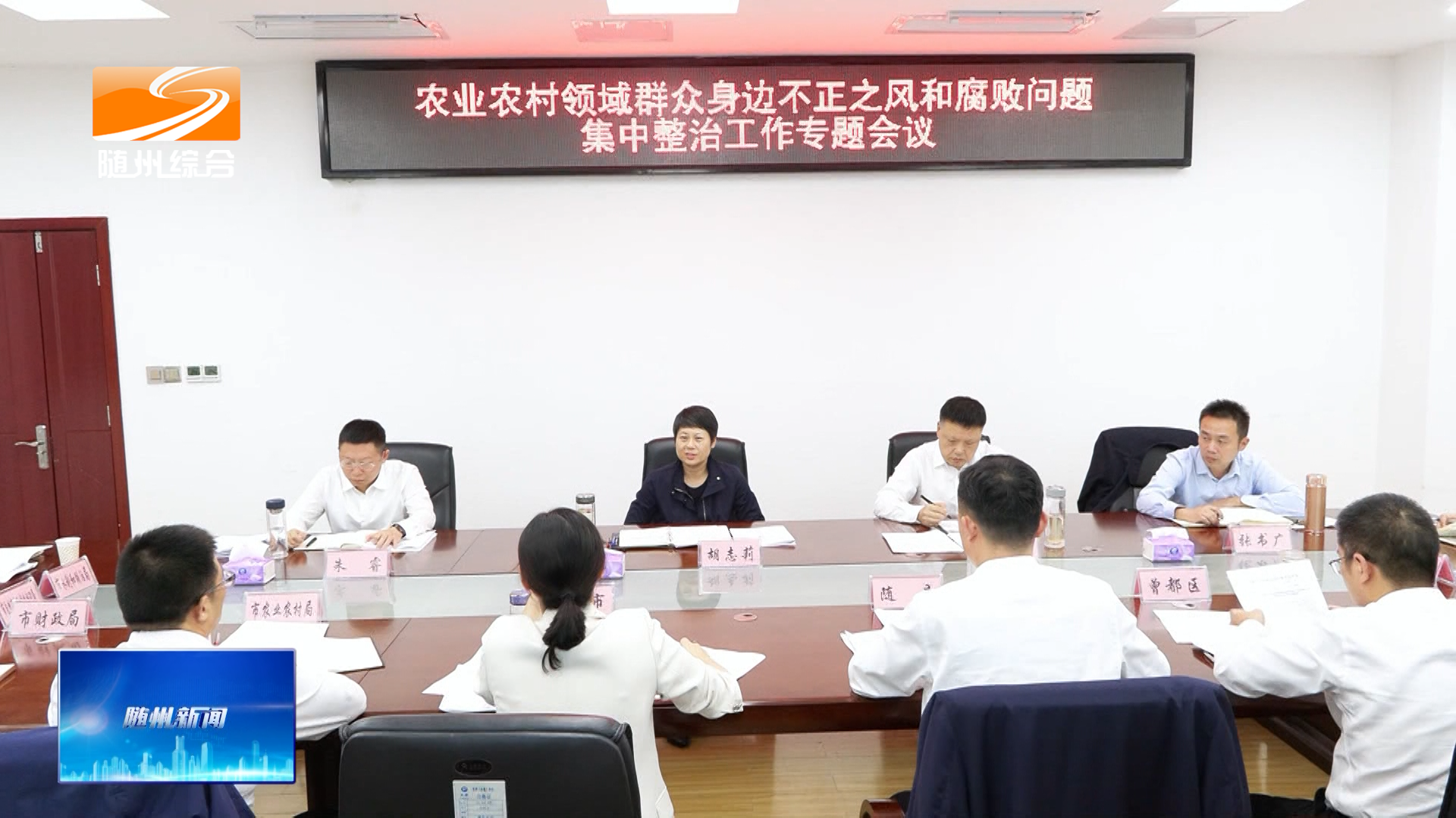 市政府召开专题会议  研究推进农业农村领域群众身边不正之风和腐败问题集中整治工作