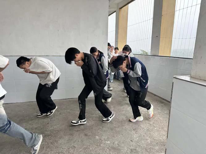 万福店农场中心学校消防疏散演练活动