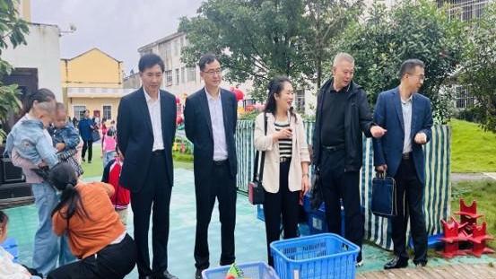 洪山镇迎接随县学前教育普及普惠现场观摩活动