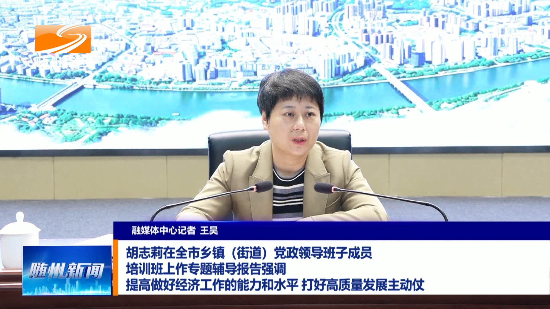 胡志莉在全市乡镇（街道）党政领导班子成员培训班上作专题辅导报告强调  提高做好经济工作的能力和水平 打好高质量发展主动仗
