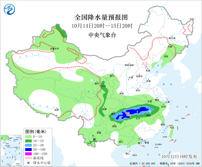 雷电大风、极端性暴雨来袭！湖北降雨降温时间定了