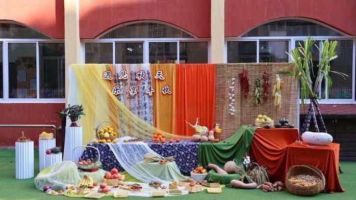 【优化营商环境】曾都区东关小学附属幼儿园开展晒秋主题实践活动