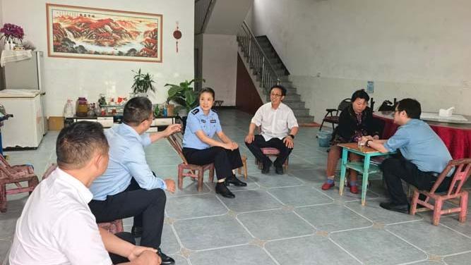 长岗镇中心学校开展入户义诊慰问志愿服务活动