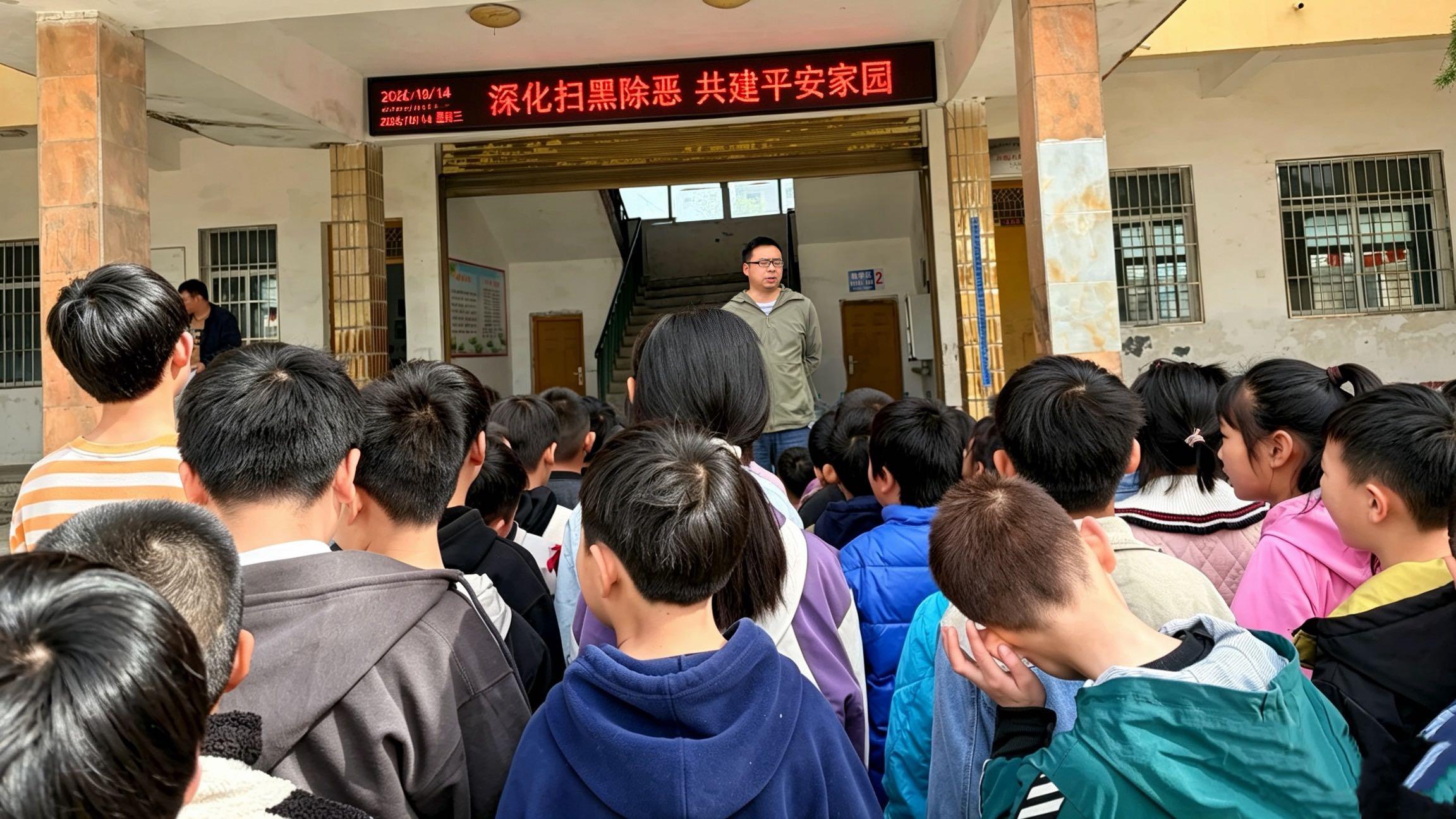 深化扫黑除恶 排查安全隐患——随县万和镇车店小学开展扫黑除恶专项工作活动